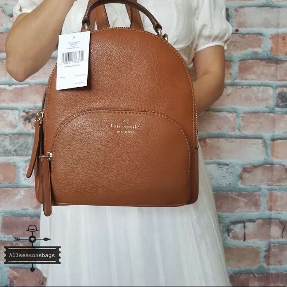 Kate spade medium Jackson ginger backpack leather - Picture 5 of 8